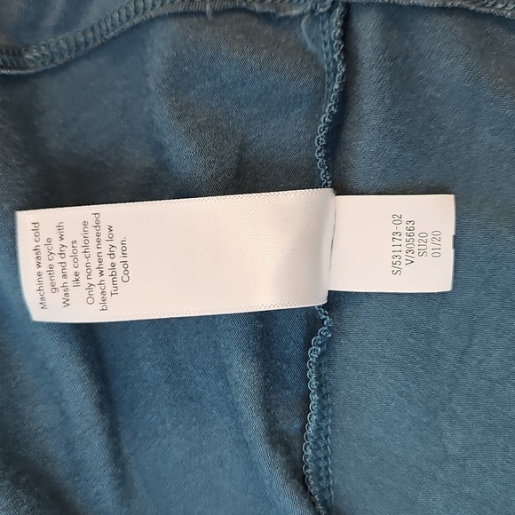 Athleta Santorini Thera Dress Womens M Teal Stretchy Soft Pullover - Picture 6 of 10